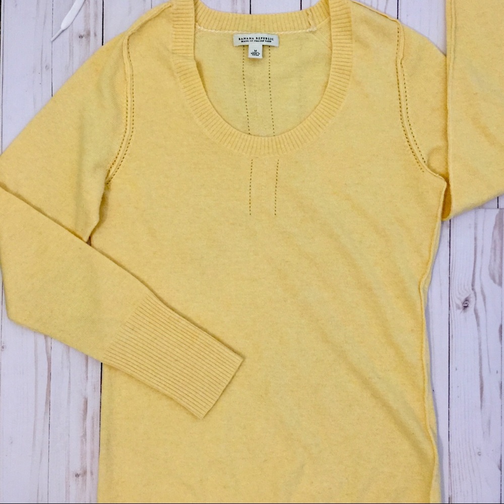 Italian Yarn Light Yellow Sweater